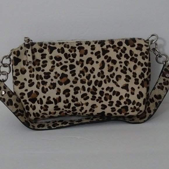 Free People Cheetah Print Cowhide Purse - Picture 7 of 13